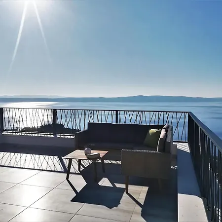 Glory Grande With Swimmingpool And Panoramic Sea View Podgora