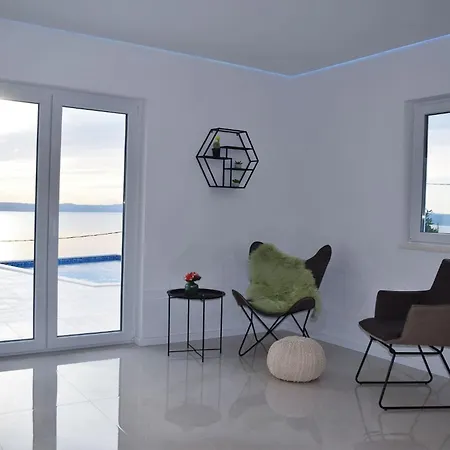 Glory Grande With Swimmingpool And Panoramic Sea View Podgora